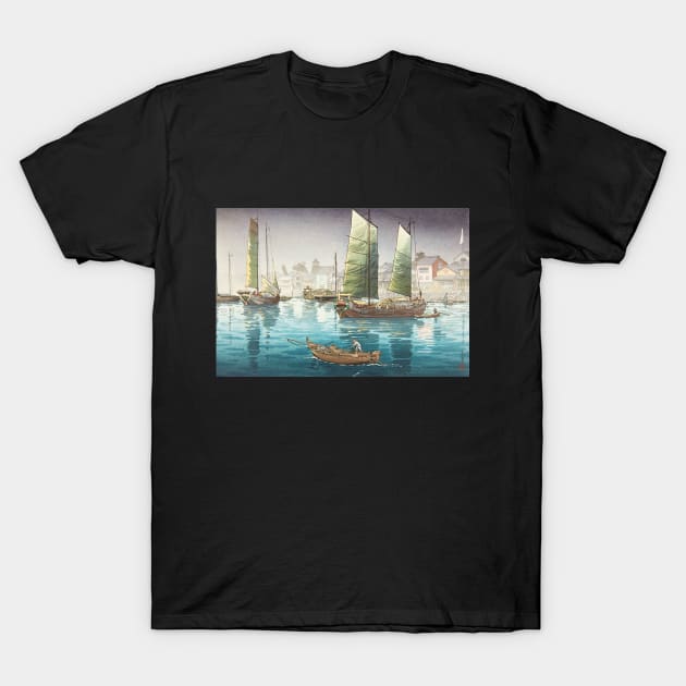 Seto Inland Sea Akashi Bay by Tsuchiya Koitsu T-Shirt by Takeda_Art